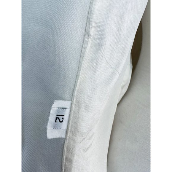 Vintage 70's Levi's Bend Over Off White Blazer | Size 12 - Picture 8 of 9